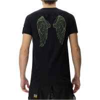 UYN Candela Winged Padelshirt Herren B995 - black onix/lime S