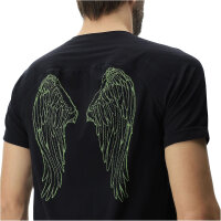 UYN Candela Winged Padelshirt Herren B995 - black onix/lime S