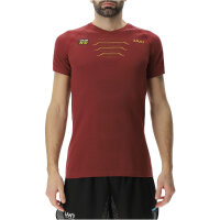 UYN Candela Winged Padelshirt Herren R768 - carmin/yellow S