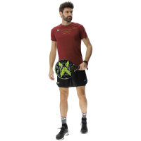 UYN Candela Winged Padelshirt Herren R768 - carmin/yellow S