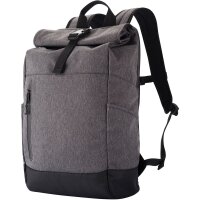 CLIQUE Roll-Up Rucksack 955 - anthrazitmeliert