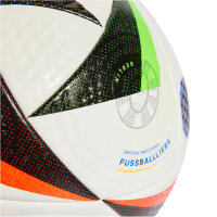 10er Ballpaket adidas Fußballliebe Offizieller EURO24 Pro Spielball 001A - white/black/globlu 5