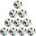 10er Ballpaket adidas Fußballliebe Offizieller EURO24 Pro Spielball 001A - white/black/globlu 5