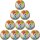 10er Ballpaket erima Hybrid Lite 350g Leicht-Fußball rot/curacao 4