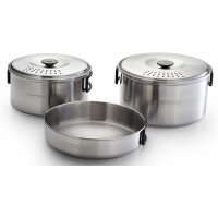 Campingaz Camping Koch-Geschirrset 5-teilig silber/schwarz