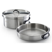 Campingaz Trekking Koch-Geschirrset 3-teilig silber/schwarz