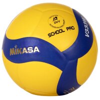 MIKASA V333W School Pro Volleyball 000 - blau/gelb 5