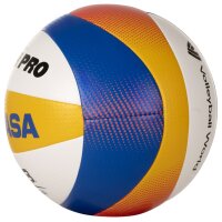 MIKASA BV550C Beach Pro-DVV Beachvollleyball 000 - blau/gelb/weiß 5