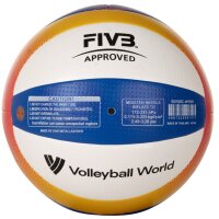 MIKASA BV550C Beach Pro-DVV Beachvollleyball 000 - blau/gelb/weiß 5