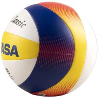 MIKASA BV552C Beach Classic Beachvolleyball 000 - blau/gelb/weiß 5