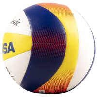 MIKASA BV1.550C* Mini Beachvolleyball 000 - blau/gelb/weiß 1