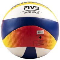 MIKASA BV1.550C* Mini Beachvolleyball 000 - blau/gelb/weiß 1
