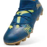 PUMA Future 7 Match BNA FG/AG Fußballschuhe Kinder 01 - sailing blue/marine blue/pelé yellow/grassy green/gold 28