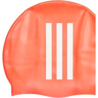 adidas Performance 3-Streifen Badekappe Kinder A0TB - brired/white