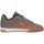 JAKO Lightning ID Hallen-Fußballschuhe Kinder 862 - steingrau/neonorange 28