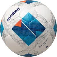 molten F5N3555 Fußball Spielball weiß/blau 5
