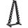 TRENDY SPORT Chrome Hantel Pyramide anthracite/anthrazit