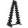 TRENDY SPORT Chrome Hantel Pyramide anthracite/anthrazit