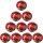 10er Ballpaket PUMA Beach Football FIFA Quality Pro Strandfußball 03 - rose red/puma black/grey dawn 5