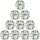 10er Ballpaket DERBYSTAR Tempo TT Trainingsfußball weiß/grün/schwarz 5