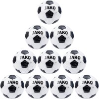 10er Ballpaket JAKO Animal Fußball Spielball 641 -...