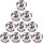 10er Ballpaket PUMA Orbita 6 MS Fußball Trainingsball 06 - PUMA white/lapis lazuli/sunset glow 5