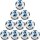 10er Ballpaket PUMA Orbita 6 MS Fußball Trainingsball 05 - PUMA white/ignite blue 4