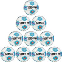 10er Ballpaket DERBYSTAR Bundesliga Brillant S-Light 290g...
