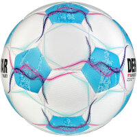 10er Ballpaket DERBYSTAR Bundesliga Brillant APS Fußball Spielball 2024/25 weiss/blau/pink 5