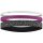 3er Pack NIKE Reflective Graphic Haarbänder 158 - white/hot fuchsia/silver