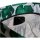 adidas Leaf Print Tote Tragetasche JG1110 - orbit grey/collegiate green/green/semi court green