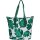 adidas Leaf Print Tote Tragetasche JG1110 - orbit grey/collegiate green/green/semi court green
