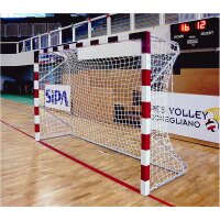 Powershot Handballtor Stahl inkl. Bodenhülsen 3 x 2m