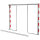 Powershot Handballtor Aluminium klappbar 3 x 2 m