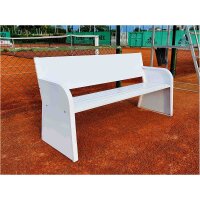 Carrington Tennisbank aus Stahl ohne Druck