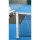 Carrington Tennispfosten quadratisch aus Aluminium 80 x 80 mm