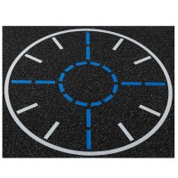 TRENDY SPORT Rubber Flooring ProFuTra Bodenmatte 40,5m²