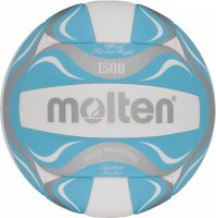 molten Beachvolleyball BV1500-LB weiß/blau