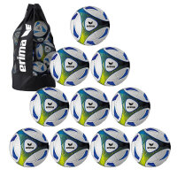 10er Ballpaket erima Hybrid Training Fußball inkl....