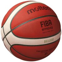 molten Basketball Indoor offizieller Spielball FIBA B7G5000 orange Gr. 7