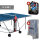 Sponeta S 1-43 i Tischtennisplatte Hobbyline Indoor + Abdeckhülle + Schläger Set