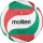 10er Ballpaket molten Volleyball Trainingsball Weiß/Grün/Rot V5M2000-L Gr. 5