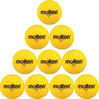 10er Ballpaket molten Schaumstoffball Volleyball SG-VY gelb