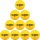10er Ballpaket molten Schaumstoffball Volleyball SG-VY gelb
