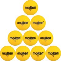 10er Ballpaket molten Schaumstoffball Volleyball gelb