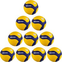 10er Ballpaket MIKASA V345W Volleyball Jugend