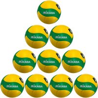 10er Ballpaket MIKASA V200W CEV Volleyball