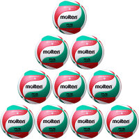 10er Ballpaket molten DVV 1 offizieller Volleyball...