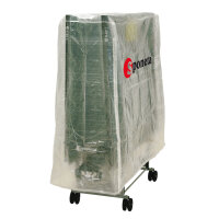 Sponeta S 3-47 e Tischtennisplatte Sportline Outdoor + Abdeckhülle + Schläger Set