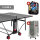 Sponeta S 3-80 e Tischtennisplatte Sportline Outdoor + Abdeckhülle + Schläger Set
